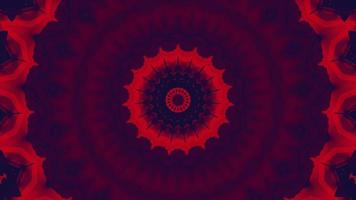 Red abstract pattern background. 4K geometric energy fractal texture. video