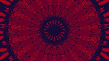 Red abstract pattern background. 4K geometric energy fractal texture. video