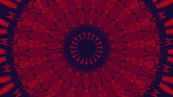 Red abstract pattern background. 4K geometric energy fractal texture. video