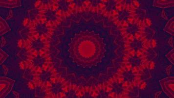 Red abstract pattern background. 4K geometric energy fractal texture. video
