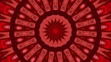 Red abstract pattern background. 4K geometric energy fractal texture.