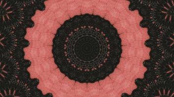fondo abstracto floral. patrón de caleidoscopio, explosión caprichosa. video