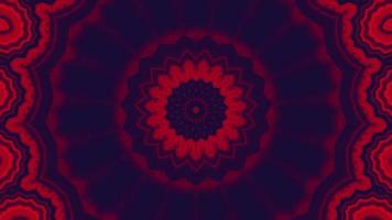Red abstract pattern background. 4K geometric energy fractal texture. video