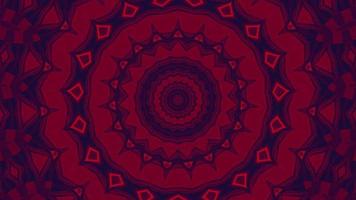 Red abstract pattern background. 4K geometric energy fractal texture. video