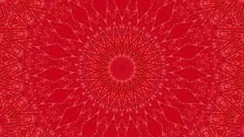 Red abstract pattern background. 4K geometric energy fractal texture. video