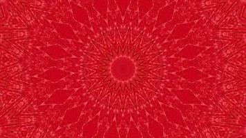 Red abstract pattern background. 4K geometric energy fractal texture. video