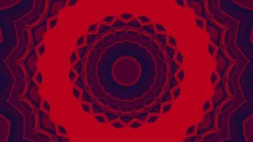 Red abstract pattern background. 4K geometric energy fractal texture. video