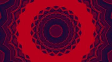 Red abstract pattern background. 4K geometric energy fractal texture. video