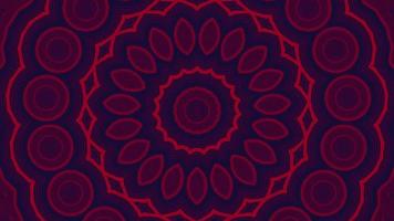 Red abstract pattern background. 4K geometric energy fractal texture. video