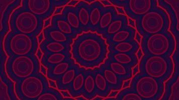 Red abstract pattern background. 4K geometric energy fractal texture. video