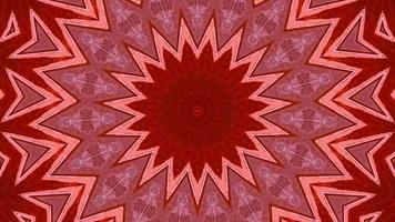 Red abstract pattern background. 4K geometric energy fractal texture. video