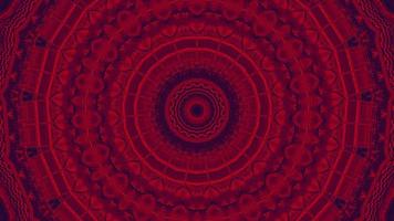 Red abstract pattern background. 4K geometric energy fractal texture. video