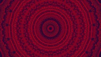 Red abstract pattern background. 4K geometric energy fractal texture. video