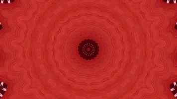 Red abstract pattern background. 4K geometric energy fractal texture. video