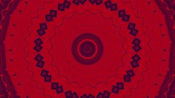 Red abstract pattern background. 4K geometric energy fractal texture. video