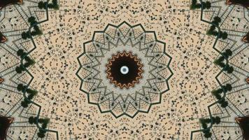 Circular abstract background. Kaleidoscope texture, symmetric effect.