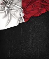 bandera de malta, vendimia, en, un, grunge, pizarra, negro, con, espacio, para, texto foto