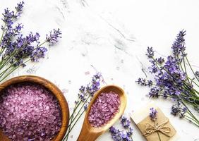 Natural  herb cosmetic with lavender
