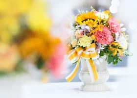Beautiful bouquet of flowers colorful, Floral arrangement
