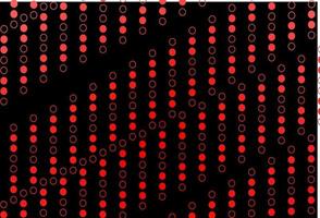 Dark Red vector layout with circle shapes.