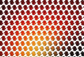 Light Red, Yellow vector template with lava shapes.