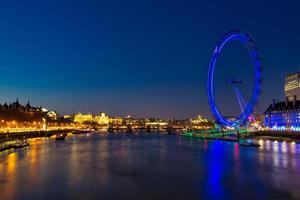 The London Eye, the Ferris wheel in London, England photo