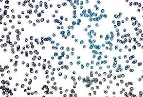 Light BLUE vector background with bubbles.