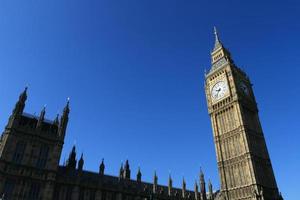 El Big Ben y el Palacio de Westminster en Londres, Gran Bretaña. foto