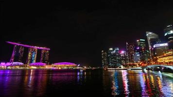 Time lapse of Buildings in Singapore city video