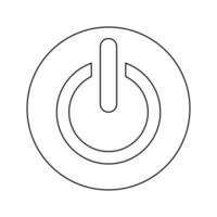 Simple illustration of switch turn on or turn off vector