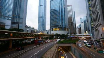 wunderschönes Gebäude und Architektur rund um die Skyline von Hongkong video