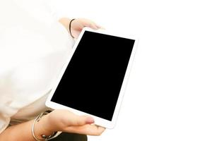 Blank empty screen,  Smart phone black screen photo