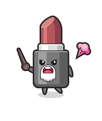 cute lipstick grandpa is getting angry