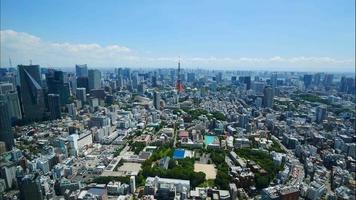 vacker arkitekturbyggnad i tokyo city japan video