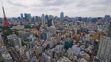 vacker arkitekturbyggnad i tokyo city japan video