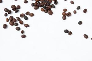 Coffee beans isolated on a white background photo