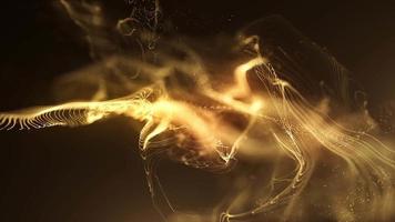 abstrakt vätskepartiklar grafisk bakgrundsslinga video