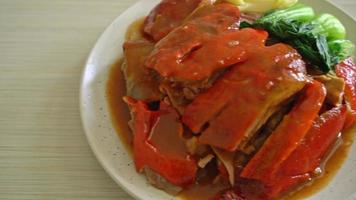 Peking duck or Roasted duck in Barbecue Red Sauce video