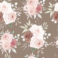 Beautiful soft floral seamless pattern vector