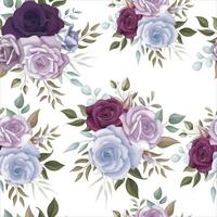 Beautiful floral seamless pattern vector