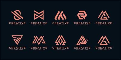 Monogram Logo Vector Art, Icons, and Graphics for Free Download