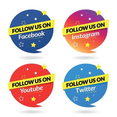 Follow Us On Instagram Vector Art, Icons, and Graphics for Free Download
