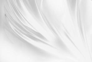 Abstract White Satin Silky Cloth for background photo