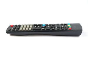 TV remote isolated on a white background, clipping path photo