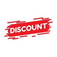 Illustration vector graphic of discount text