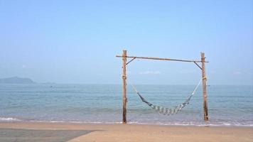 Schaukel am Strand video