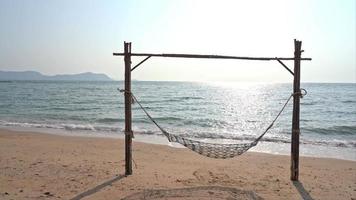 Schaukel am Strand video