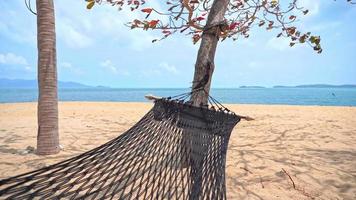 Schaukel am Strand video