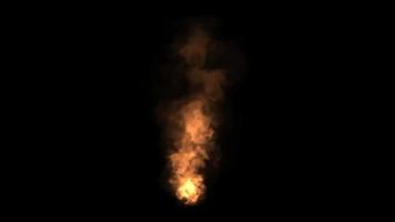 fiamme di fuoco stock video effect footage