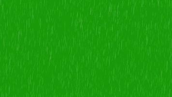 effetto pioggia schermo verde video